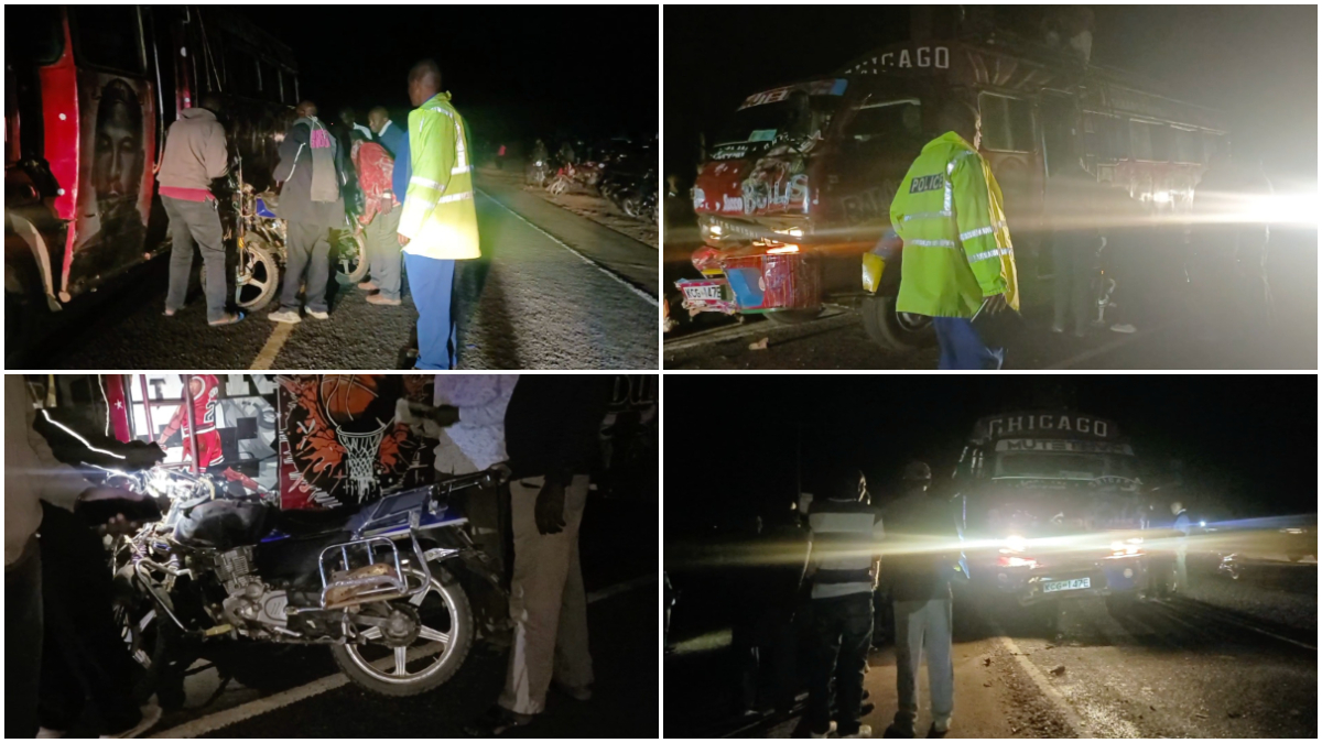 Three die as motorbike collides head-on with matatu in Mwingi