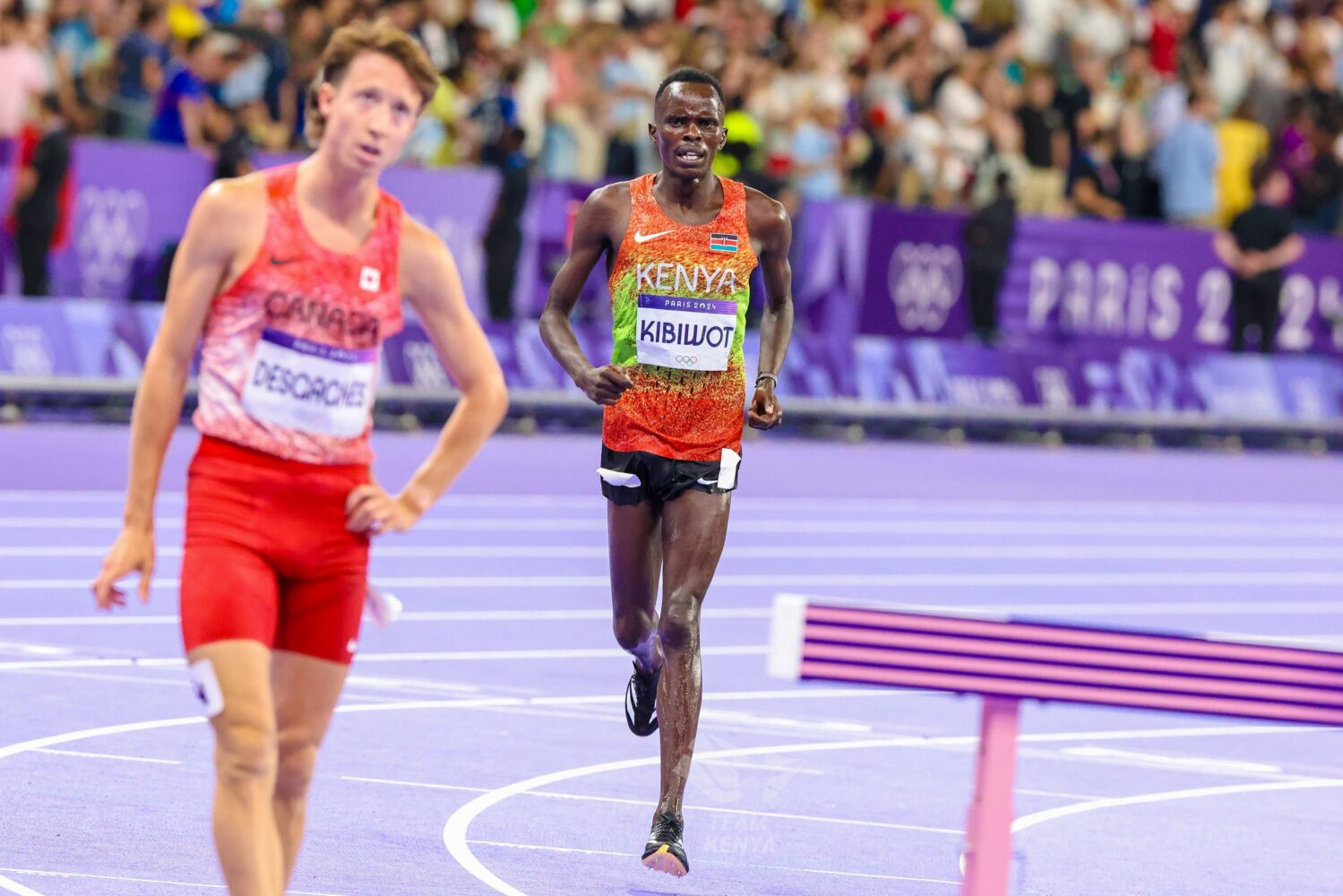 Abraham Kibiwott wins Bronze in 3000m steeplechase