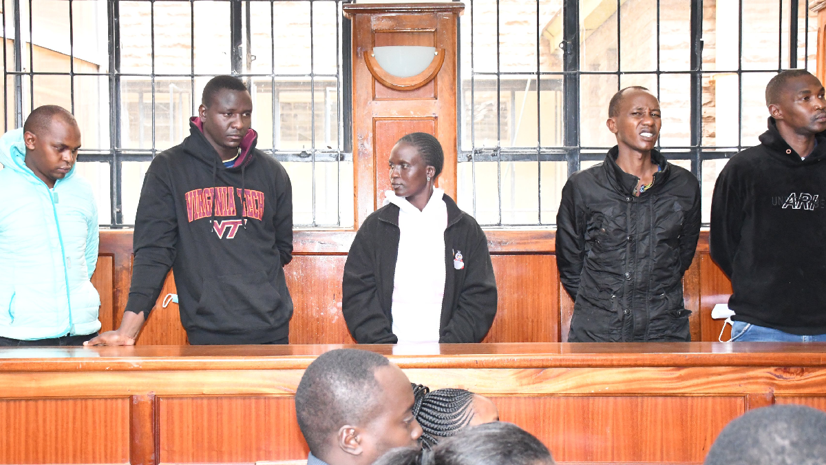 Five police officers in court after the escape of Kware killings suspect, 12 Eritreans from Gigiri Police Station