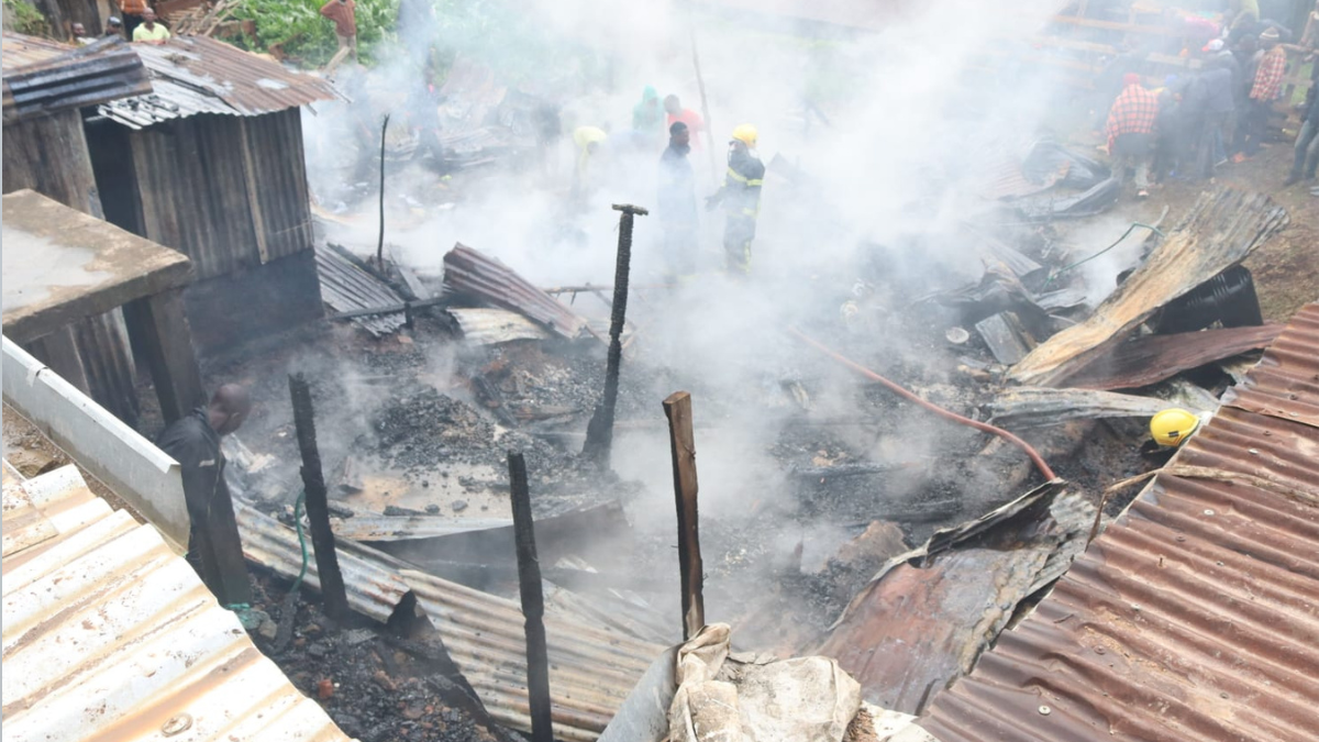 Kericho: Residents count losses as fire destroy rental houses in Litein