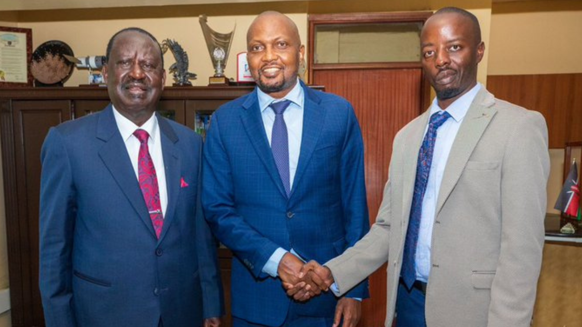 Details of Raila’s meeting with former CS Moses Kuria