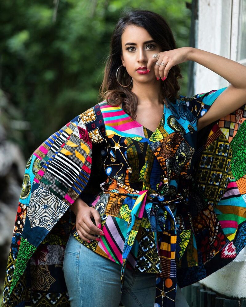 Shiksha channeling her inner Wakanda Princess in beautiful African print. Photo: Shiksha Arora/Instagram