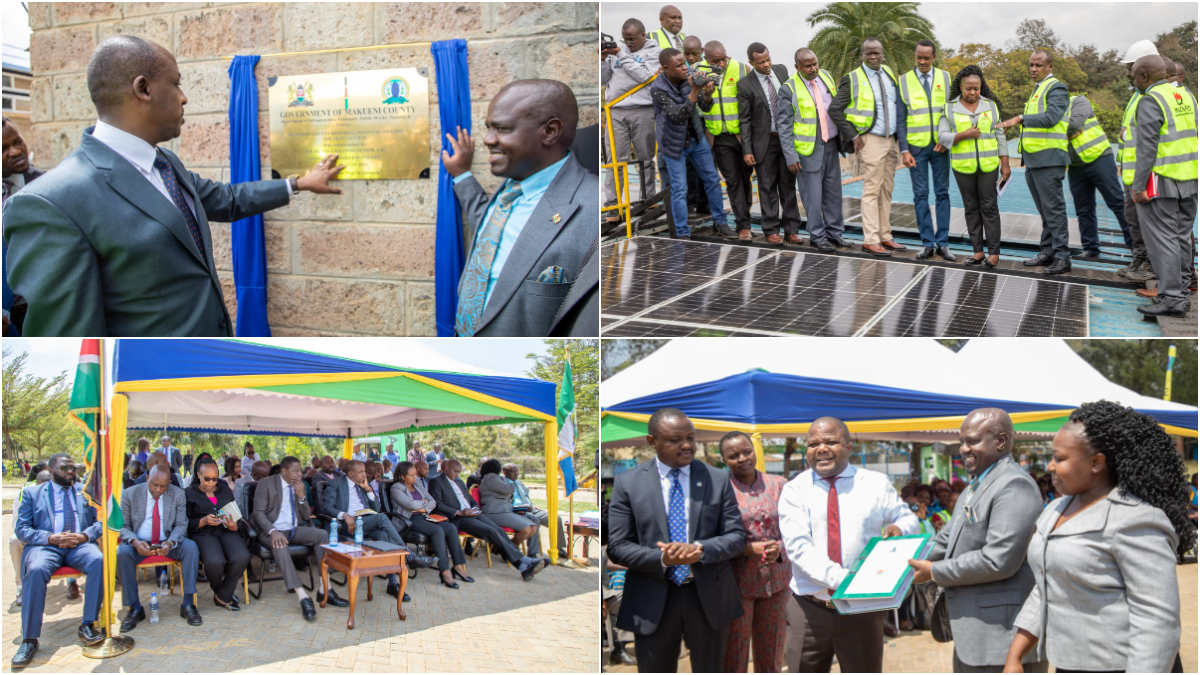 Makueni County Referral Hospital will save KSh7M annually after commissioning of solar project