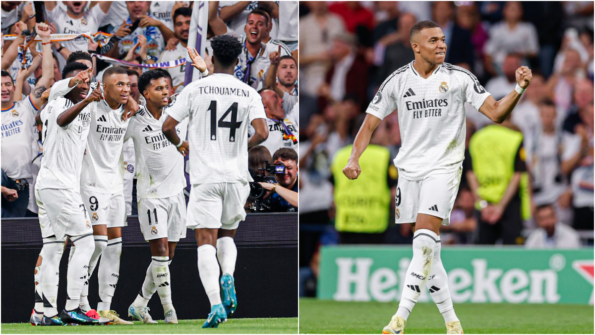 Mbappé’s goal in Champions League debut for Real Madrid places him among the top 10 scorers