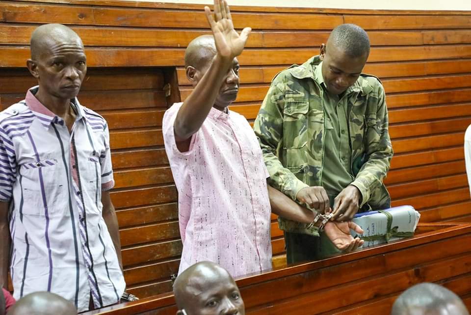 Paul Mackenzie in the chambers of Mombasa Law courts. [Photo: Facebook/ DCI]