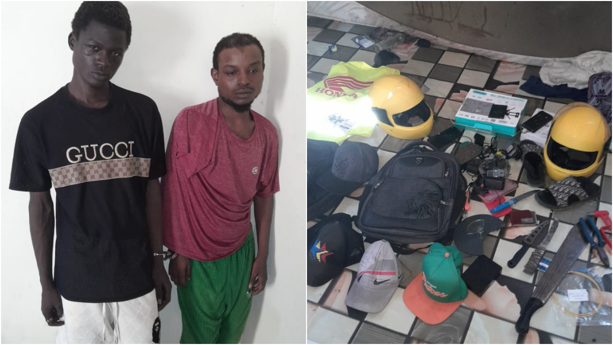 Two notorious panga-wielding robbers arrested in Mombasa