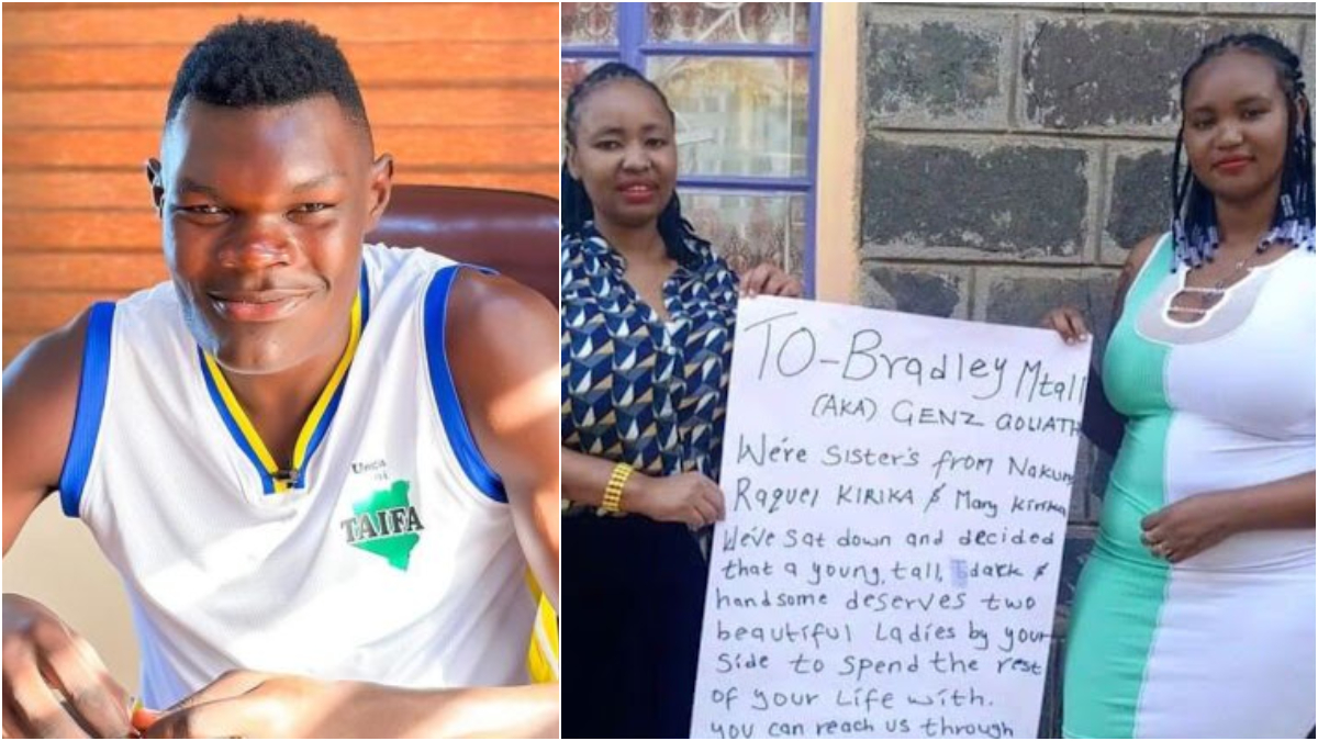 Two sisters from Nakuru declare their love for Bradley Mtall