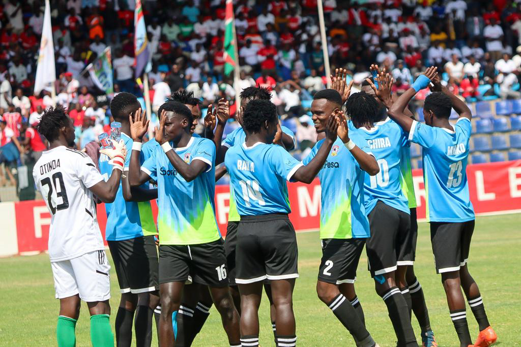 Shabana FC fans during a match before the fan misconduct incident.

