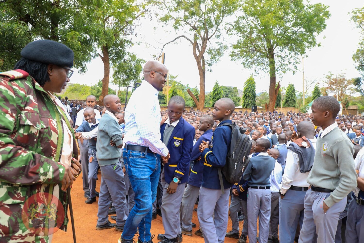 Photos: PS Omollo visits Taita Taveta, holds meeting with Governor Mwadime and security agencies