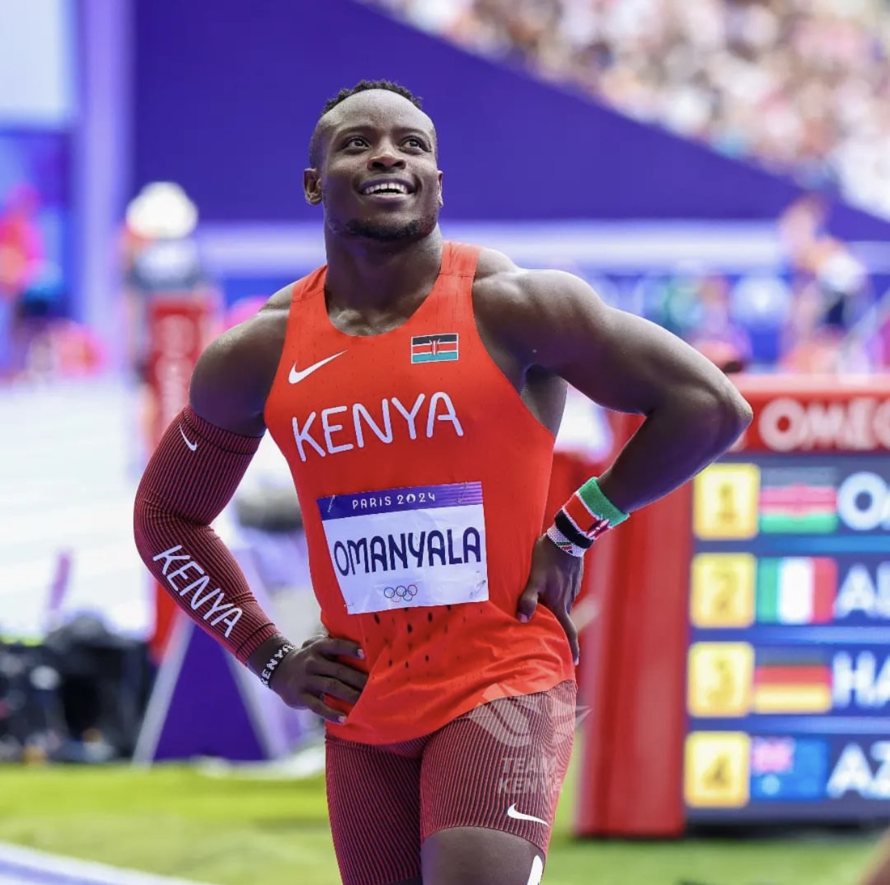 Kenyan Sprinter, Ferdinand Omanyala [Photo: Instagram/ ferdiomanyala]