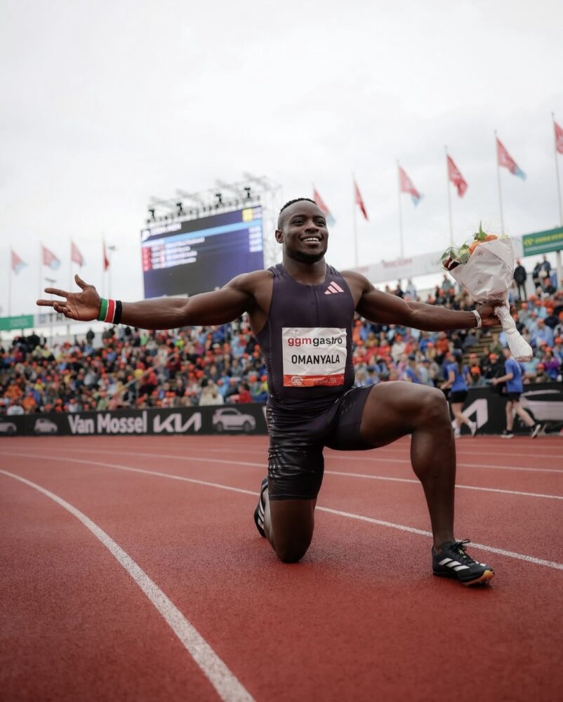 Kenyan Sprinter, Ferdinand Omanyala [Photo: Instagram/ ferdiomanyala]