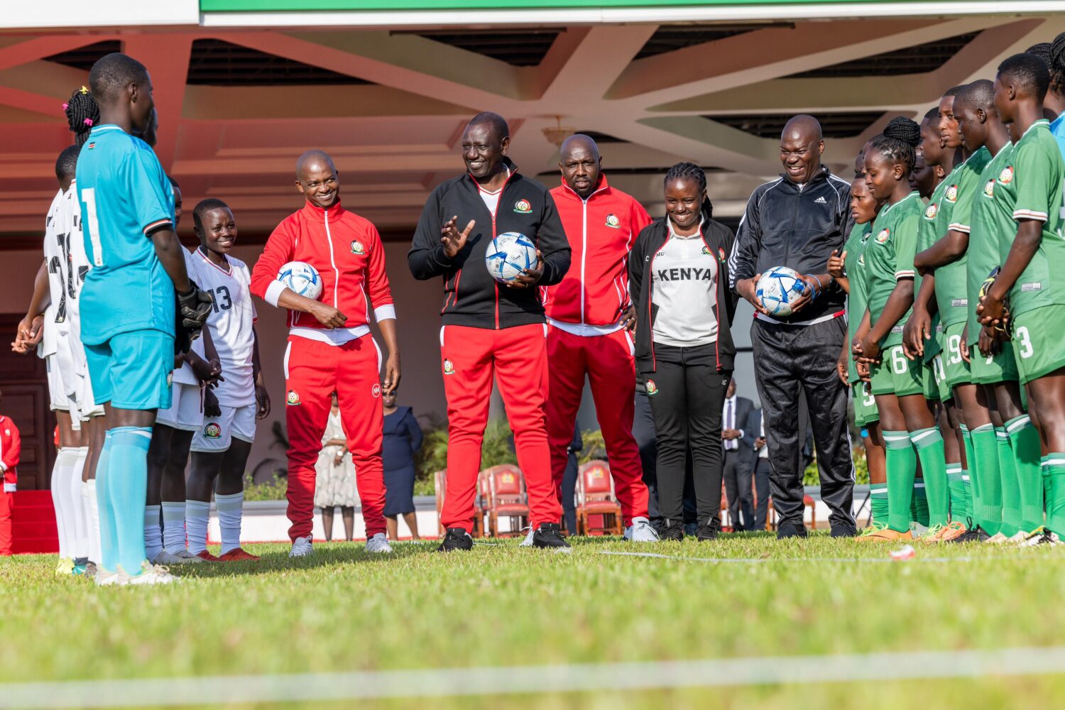 Pres.Ruto promises a trip to three Junior Starlets players left out of the World Cup squad