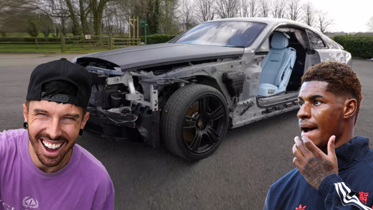 Youtuber restores Marcus Rashford’s damaged Rolls Royce Wraith after 2023 accident