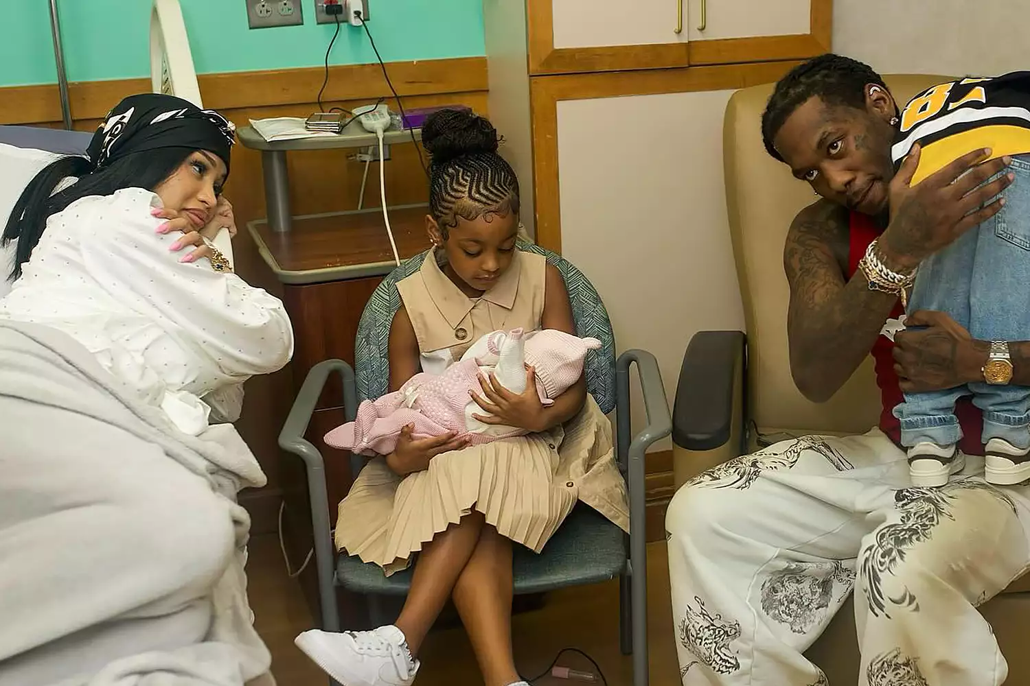 Cardi B and Offset reunite for birth of third child as divorce looms