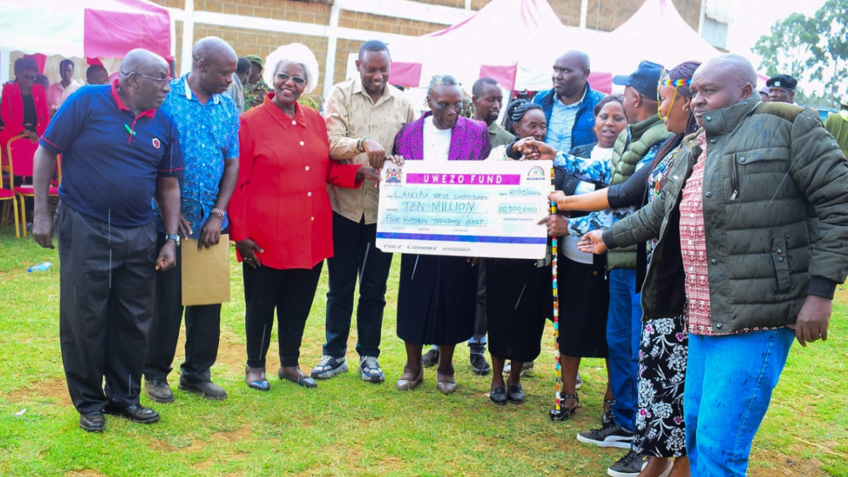 91 groups in Laikipia West receive Ksh10.5 million from Uwezo Fund