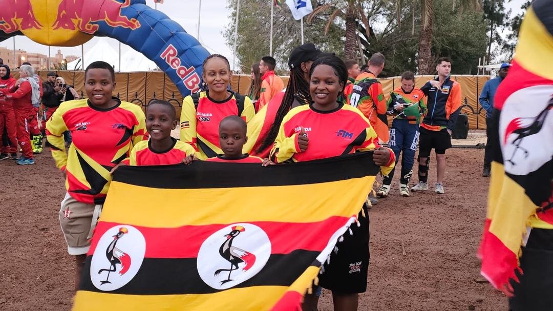 Uganda shines at 2024 Motocross of All African Nations in Morocco with Impressive heat one finishes