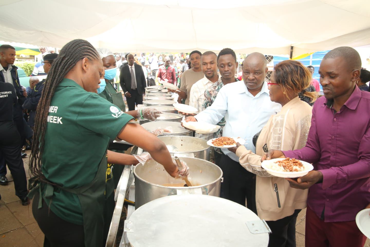 Nairobi County Serves Over 5,000 Free Meals at Hilton Square for Customer Service Week Finale