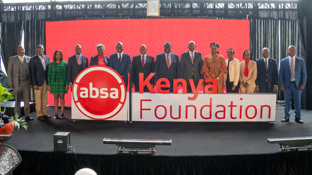 Absa Kenya launches foundation to accelerate social-economic impact; bank to contribute 1.5% of annual earnings