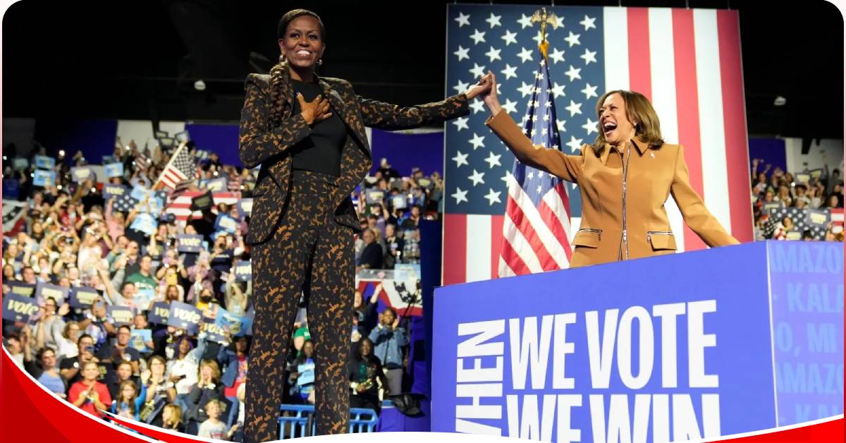 Michelle Obama joins Kamala Harris with only ten days left to elections