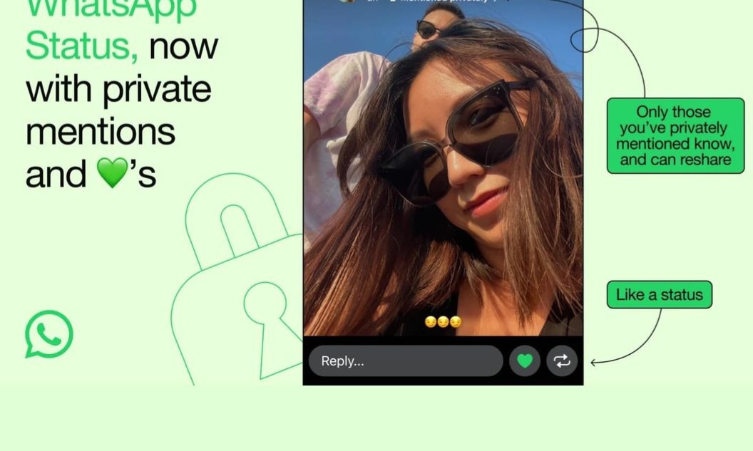 WhatsApp introduces like button and status tagging for enhanced user interaction