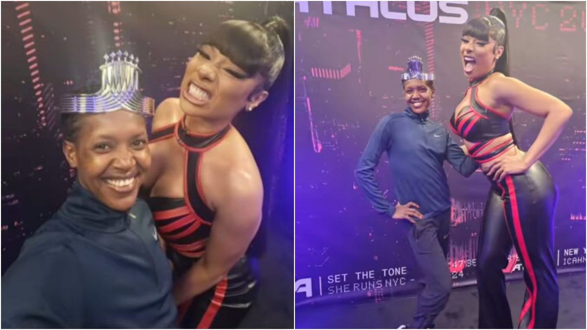 Faith Kipyegon crowns her season by rubbing shoulders with rapper Megan Thee Stallion in New York