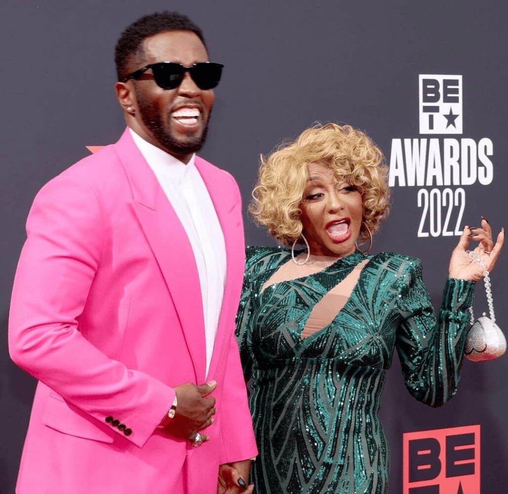 Diddy Combs with his mama Janice Combs. Photo: Celebrity Kind/ Instagram