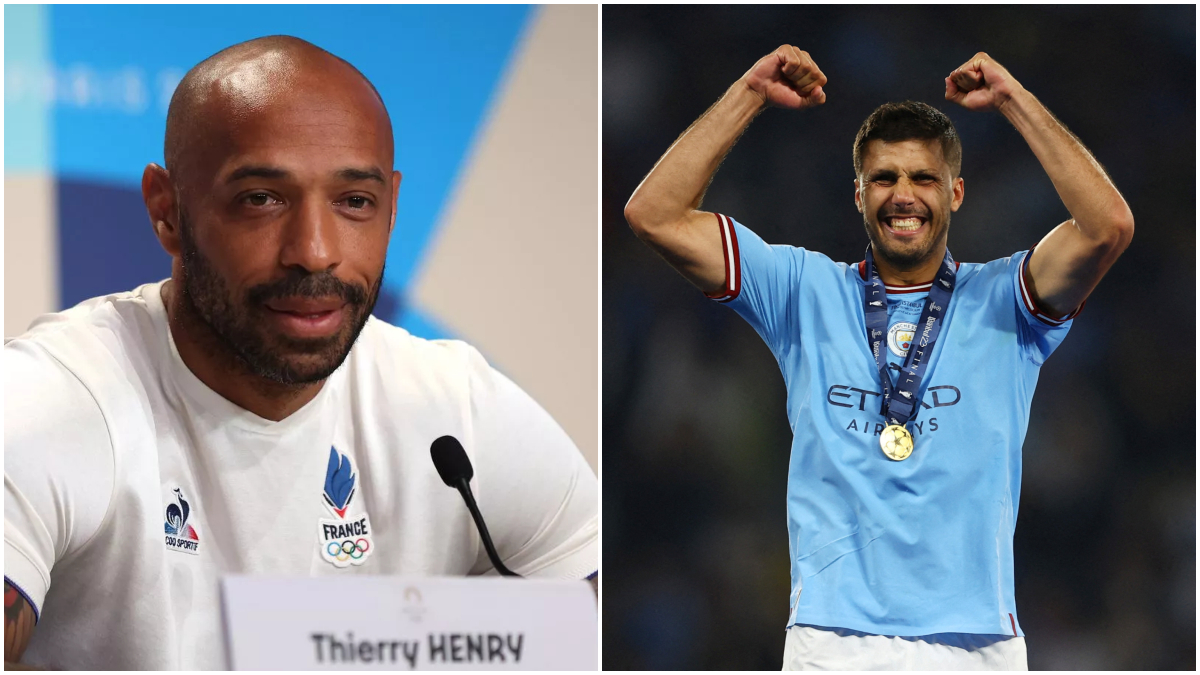 Thierry Henry names Rodri as his 2024 Ballon d’Or favorite