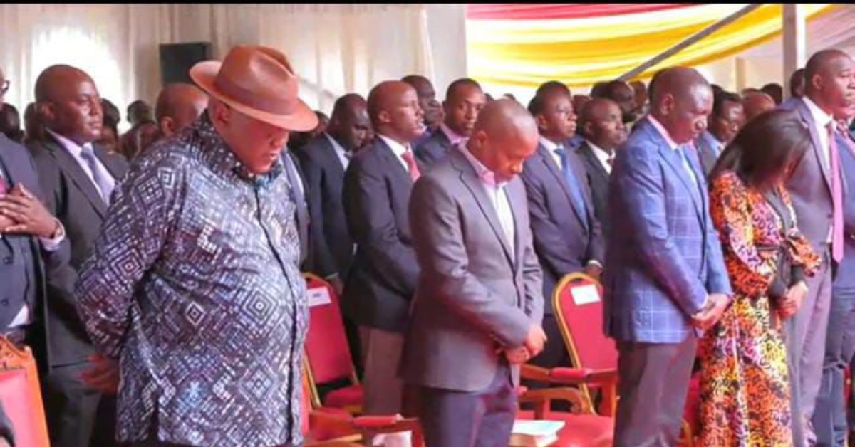 Ruto, Uhuru, Kindiki and Gachagua set tongues wagging as they share same platform in Embu