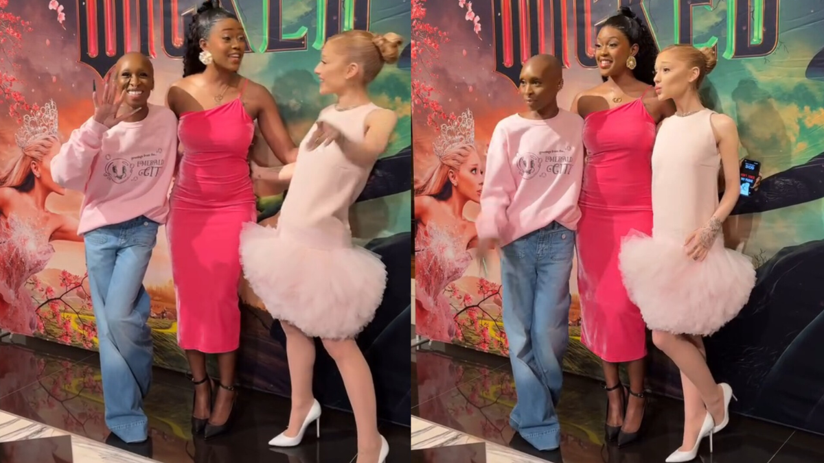 Azziad Nasenya joins Ariana Grande, Cynthia Erivo in London for colourful event