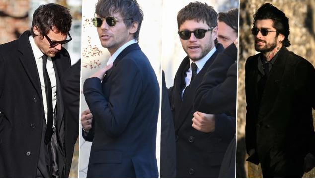 One Direction group gather for funeral of ex-bandmate Liam Payne