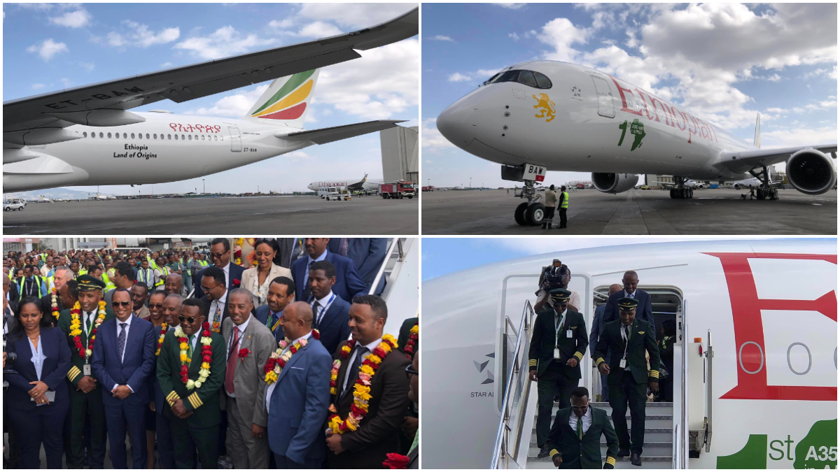 Ethiopian Airlines takes delivery of Africa’s first Airbus A350-1000