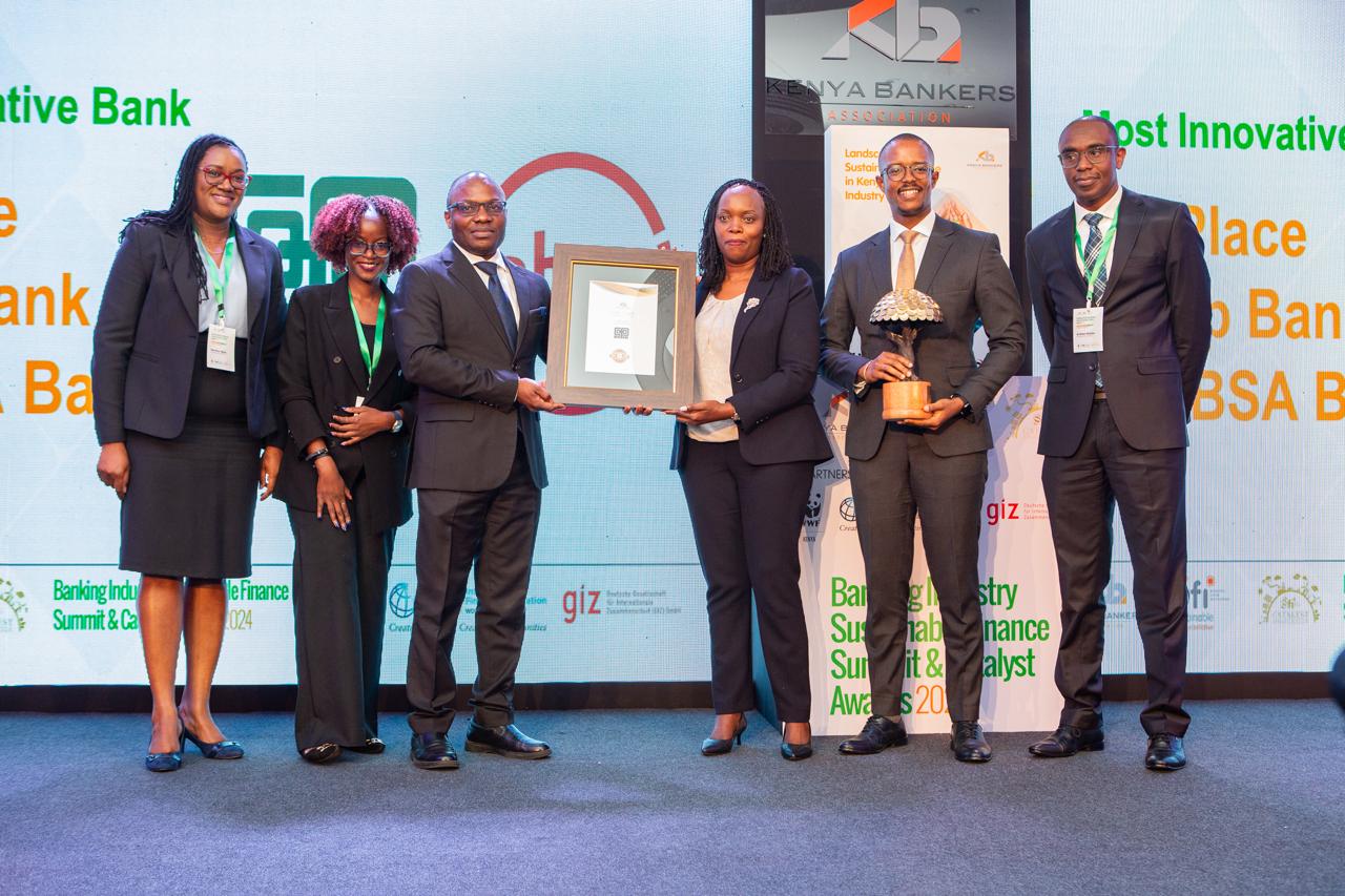 Co-op Bank shines at the 2024 KBA Sustainable Finance Awards