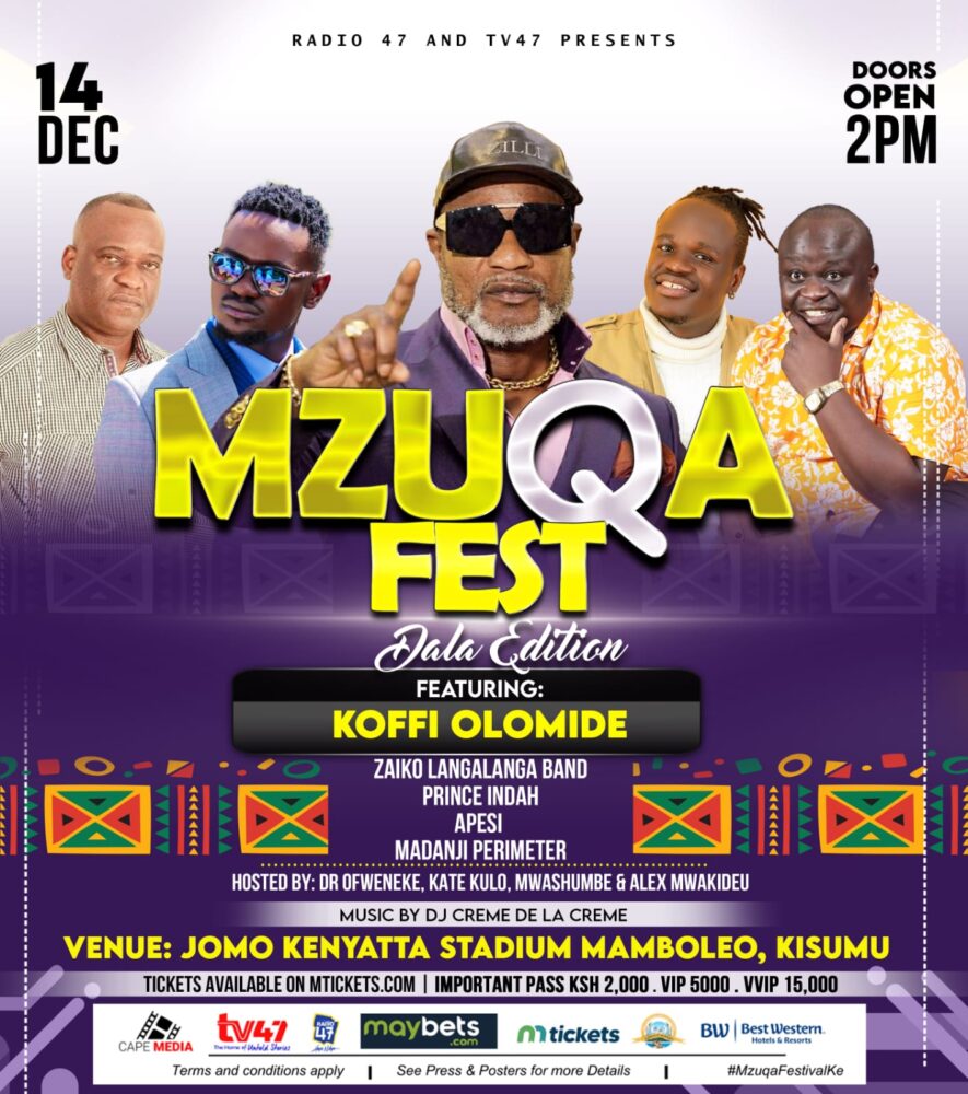 Mzuqa Fest: Koffi Olomide set to perform in Kenya