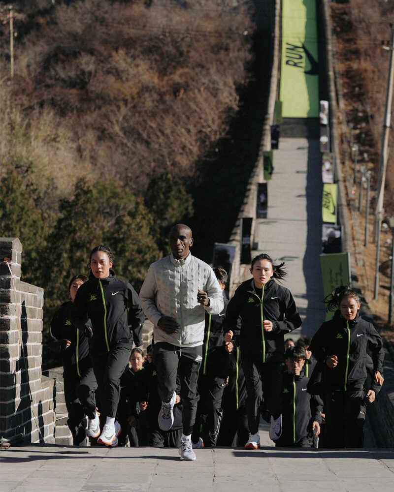 Kipchoge goes jogging on the Great Wall of China, attends Kung Fu classes