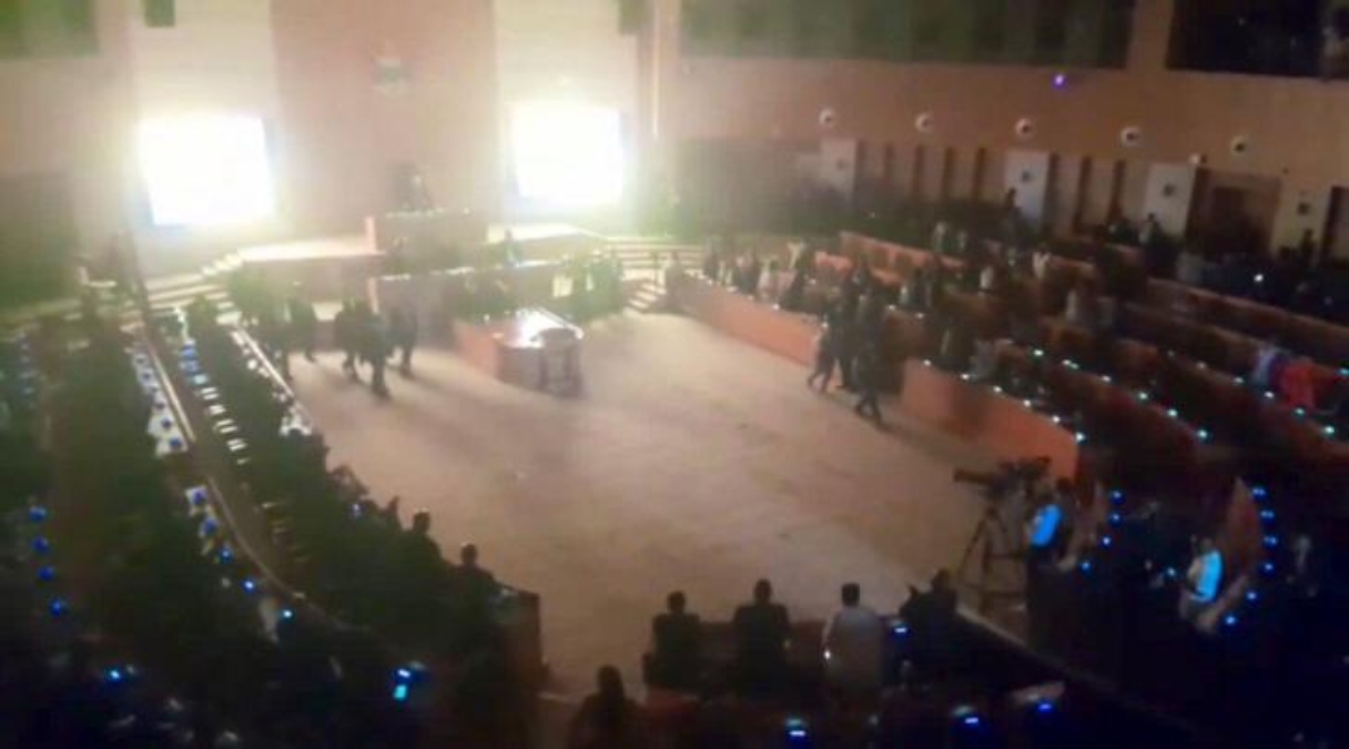 Panic as power cut plunges Zimbabwe Parliament into darkness during budget speech