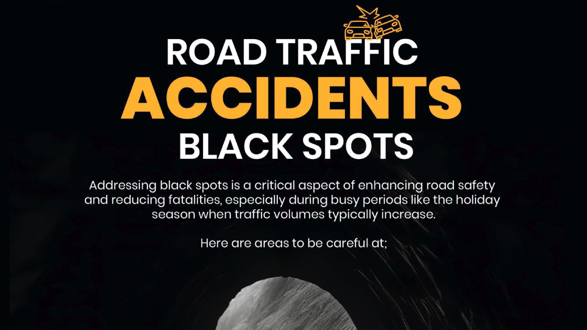 List of black spots to be wary of on Kenyan roads, especially during this holiday season