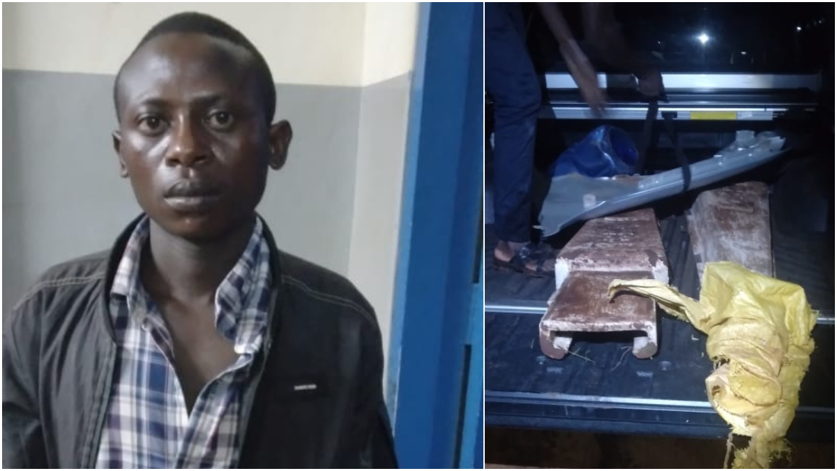 Man stares at life imprisonment after he was found with vandalised railway materials