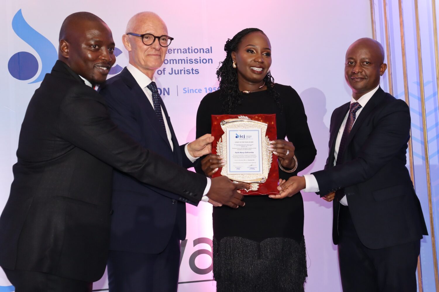 LSK President Faith Odhiambo feted Jurist of the Year for helping Gen Z protesters