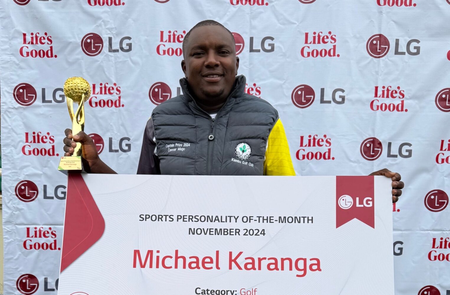 Michael Karanga named SJAK Sports Personality of November 2024