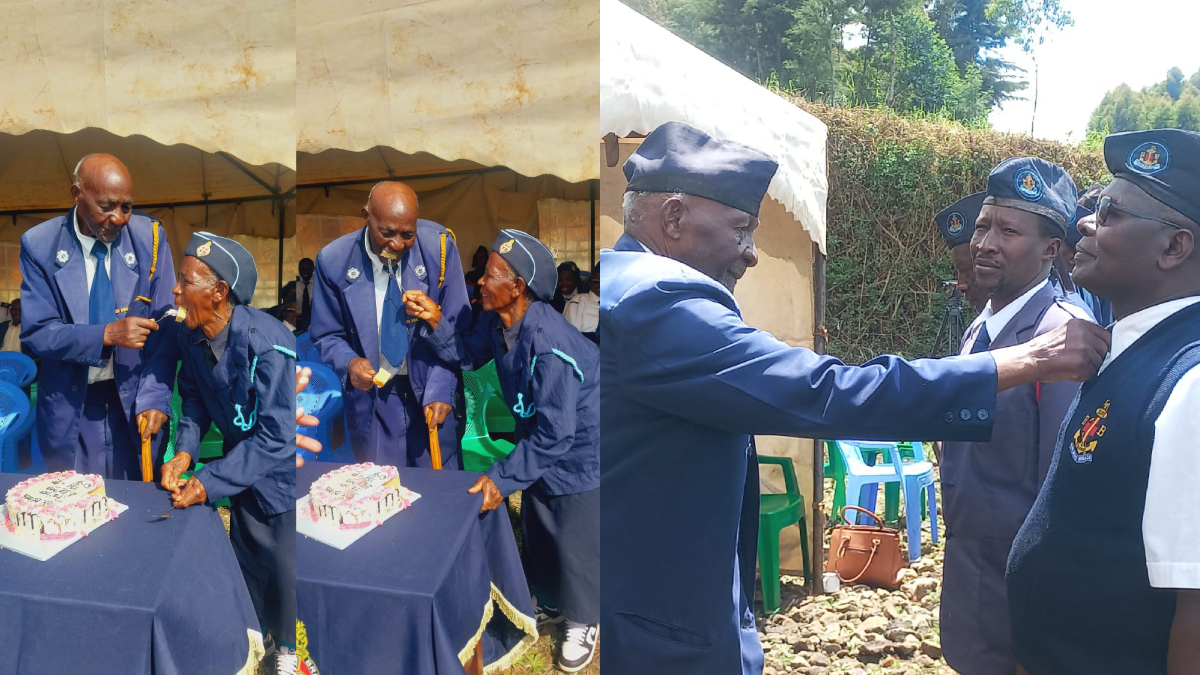 Pomp and colour as PCEA Boys & Girls Brigade visit 99-year-old senior trainer