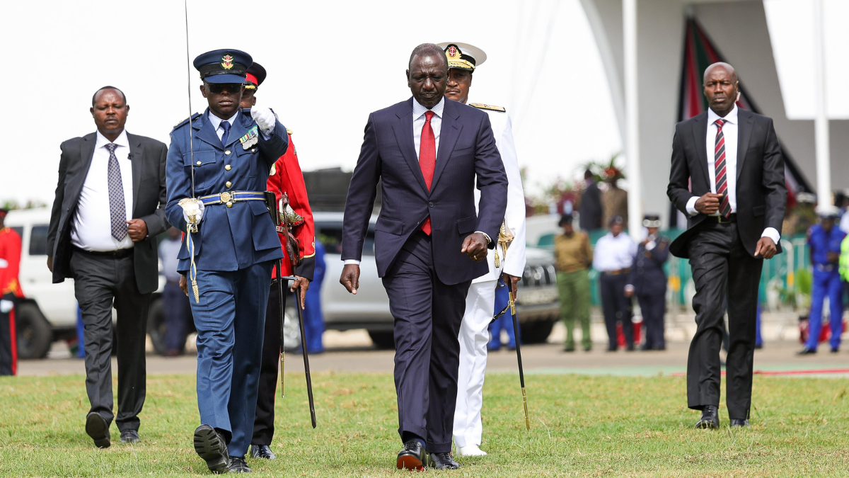 President Ruto arrives for 61st Jamhuri Day celebrations at Uhuru Gardens [PHOTOS]