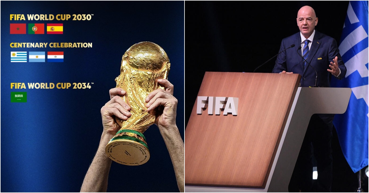 Saudi Arabia wins bid to host 2034 World Cup with 2030 World Cup set to be played across three Continents