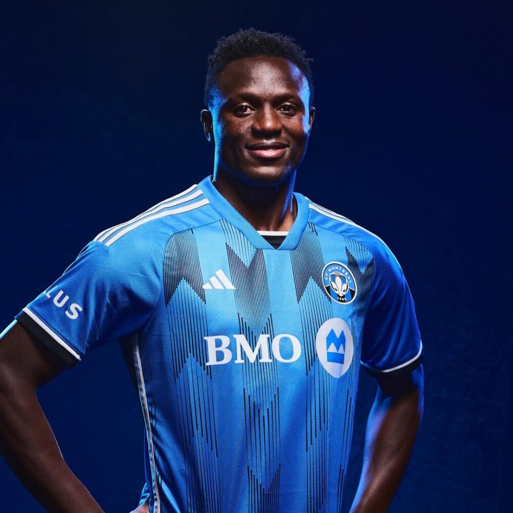 Wanyama donning CF Montreal jersey. Photo: Instagram