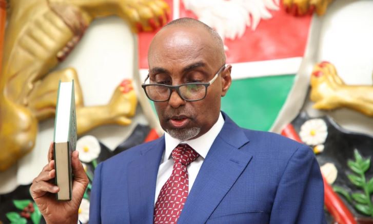 Abdi Ahmed Mohamud sworn in as new EACC CEO