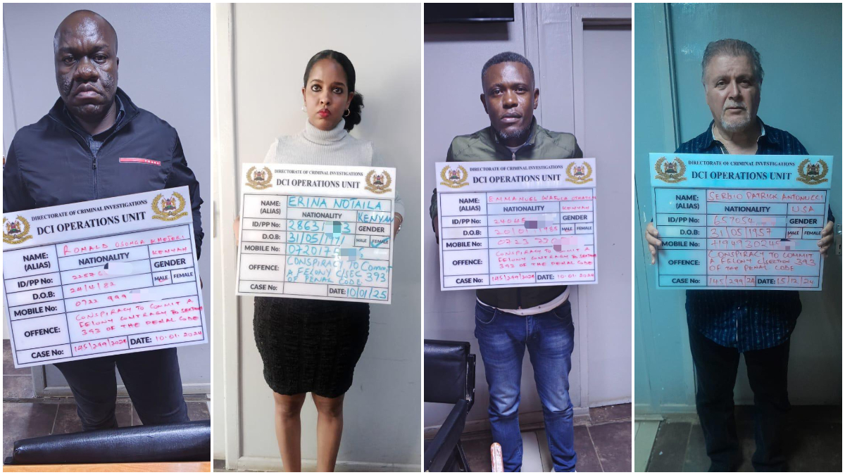 14 suspects linked to KSh168M gold scam case arrested in Nairobi’s Lavington area