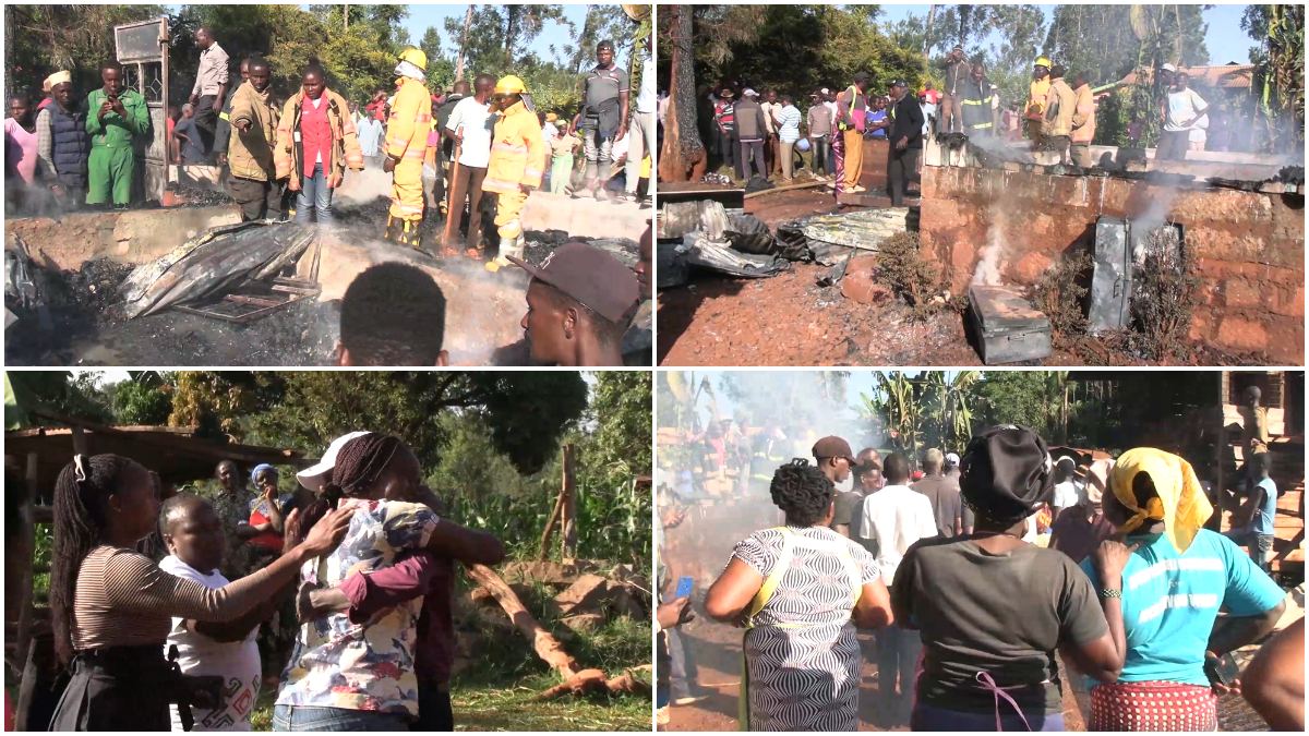 Sombre mood as 4-year-old twins burnt to death in Kirinyaga