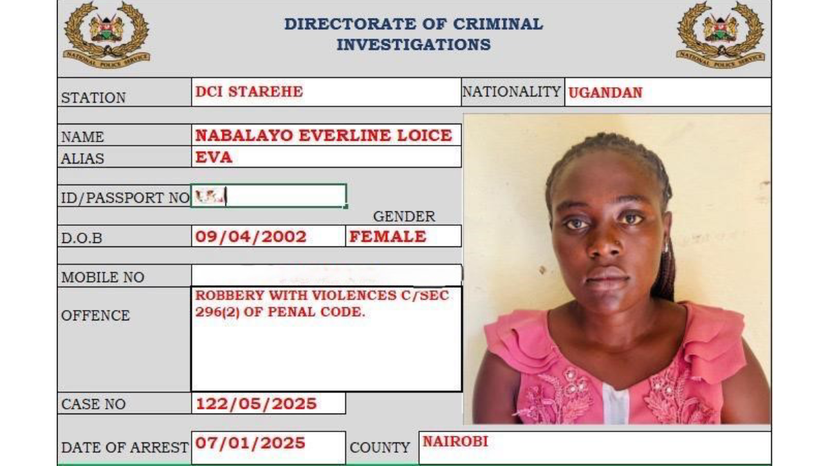 Ugandan nanny who plotted daring robbery targeting her employer in Eastleigh arrested