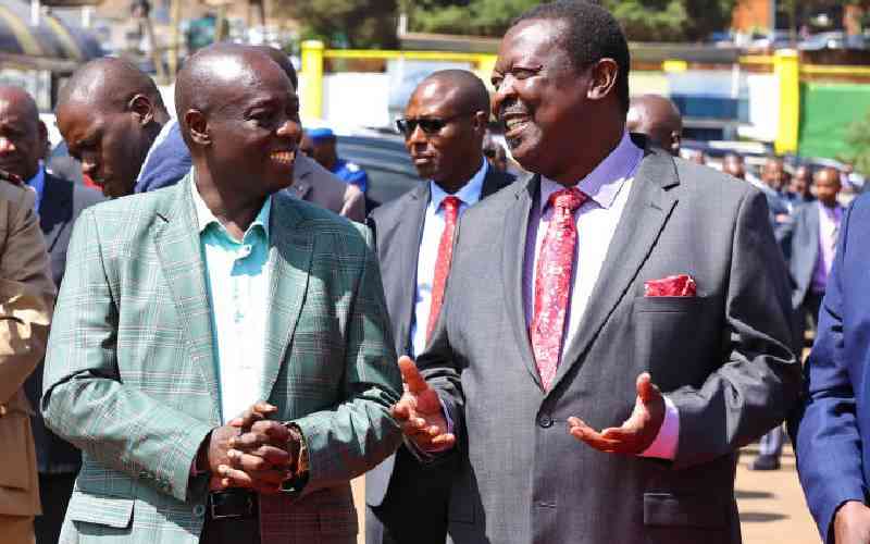 ‘Stop mourning and and move on’ – Mudavadi tells off Gachagua