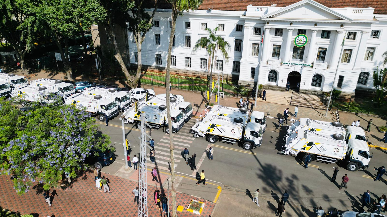 Sakaja flags off 24 garbage trucks to boost Nairobi’s cleanliness