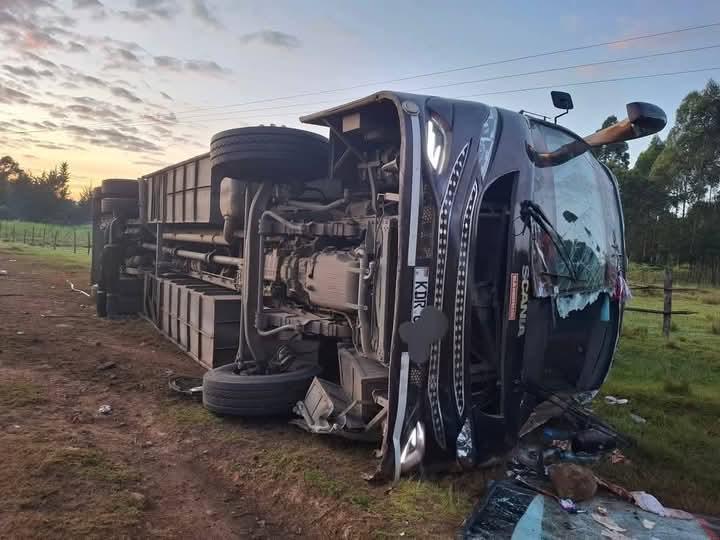 3 dead, 41 injured in Dreamline bus accident on Londiani-Kisumu Road